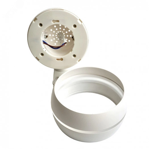 Светильник трековый на шинопровод ДПО GX70 без лампы белый