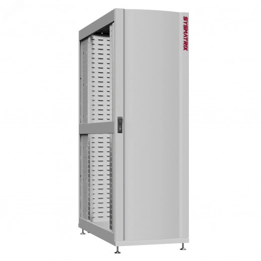 Шкаф серверный 42U 800х1200 передняя дверь: одностворчатая глухой металл IP51. задняя дверь: протект IP41. боковые панели: без. цвет: серый RAL7035 