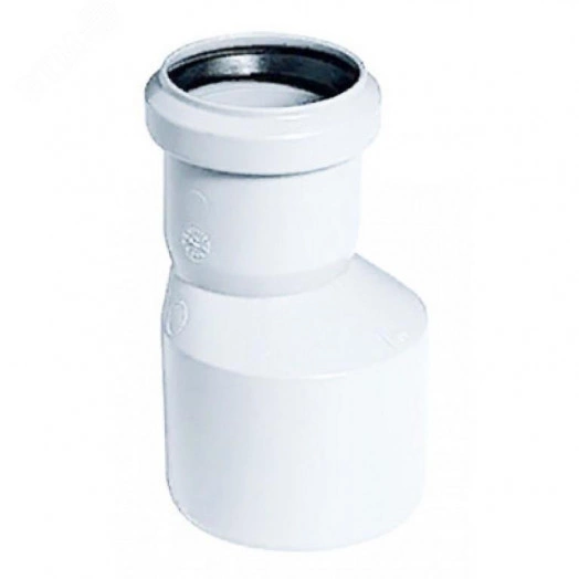 Редукция канализационная 50х40 мм белая
