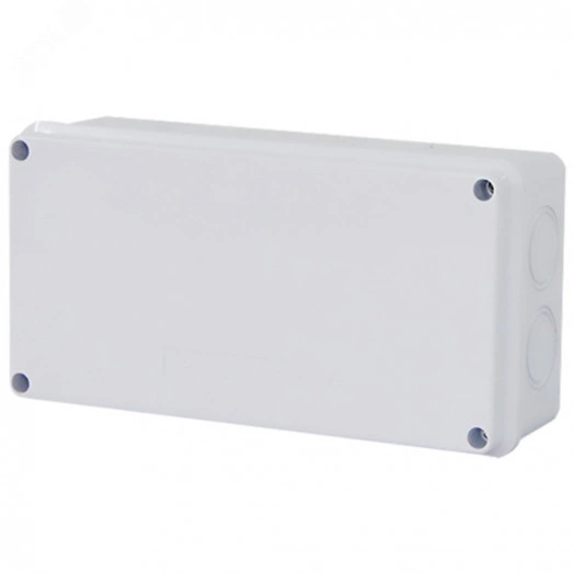 Коробка разветвительная 200*100*70 мм, 8 выбивных отверстий, IP65, светло-серая, EBX31-04-65