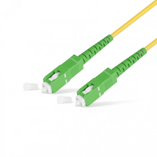 Шнур оптический spc SC/APC-SC/APC 9/125 2.0мм 20м LSZH (патч-корд)
