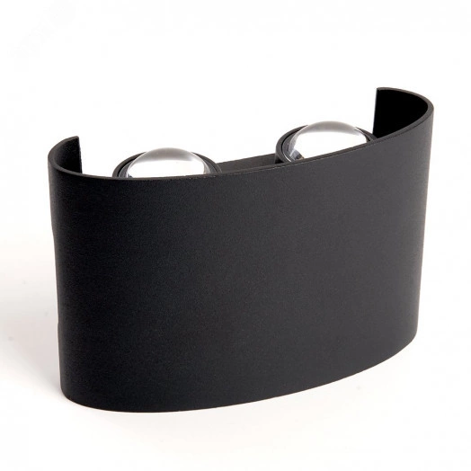 Светильник светодиодный уличный ДБУ-4х1w вверх/вниз 3000K IP54 черный