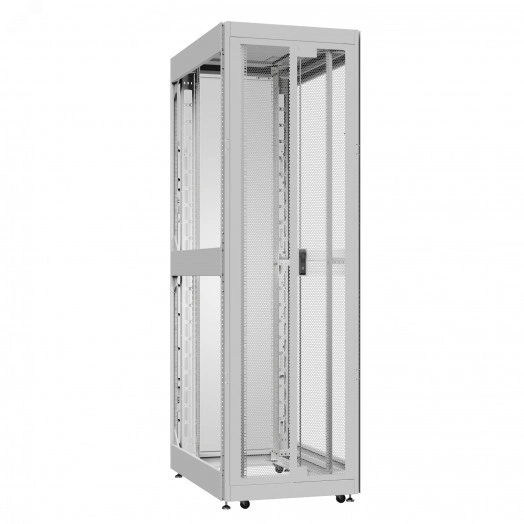 Шкаф серверный 42U 800х1200 передняя дверь: двустворчатая перфорированная IP20. задняя дверь: одностворчатая глухой металл IP51. боковые панели: без. цвет: серый RAL7035 