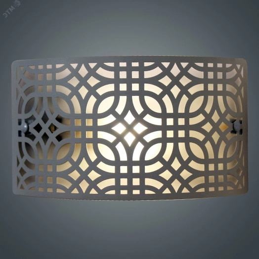 Светильник Амина 250х140 НББ 06-40 М42 бел.муар /держ.винт /шнур бел. настенный