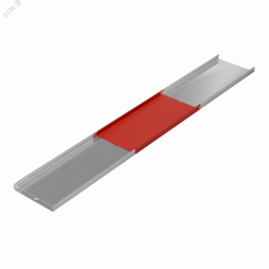 Лоток неперф. 50х400х1,0 L2500 мм Быстрый монтаж ПЛЮС