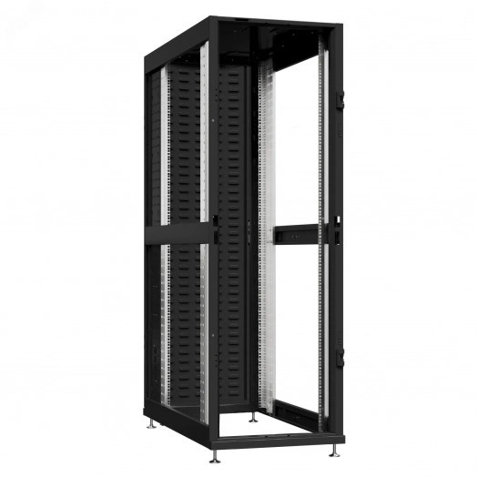 Шкаф серверный 42U 800х1200 передняя дверь: без. задняя дверь: протект IP41. боковые панели: без. цвет: черный RAL9005 