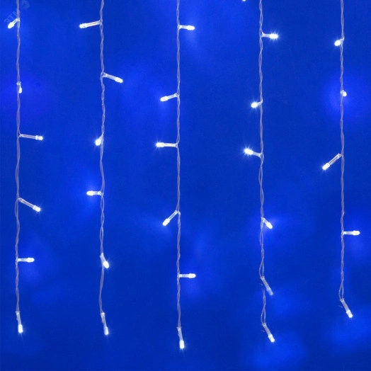 Занавес светодиодный 3х2м 160 светодиодов Провод прозрачный ULD-C3020-160/DTA WHITE IP20 З