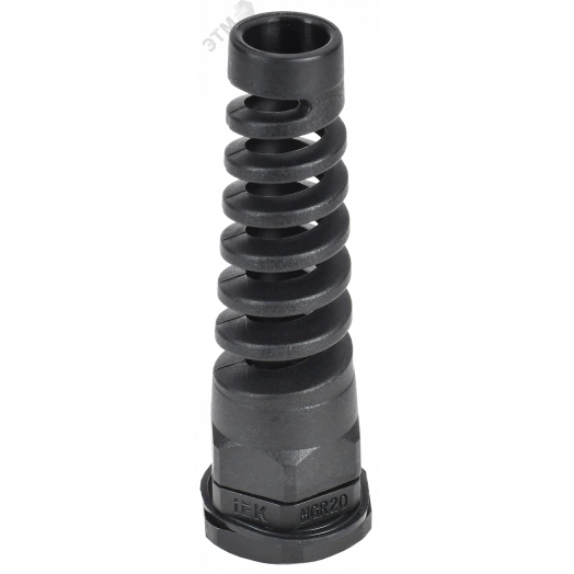 Сальник MGR 20 с гибким отводом d=6-12мм IP68 черный IEK