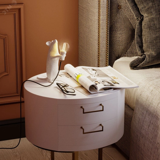 Лампа светодиодная филаментная LED 8 Вт 540 лм 4100К AC190-240В E27 шар P45 нейтральный Elementary