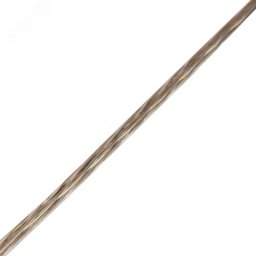 Трос стальной в ПВХ оплетке d=2.5 мм. прозрачный (20 м)