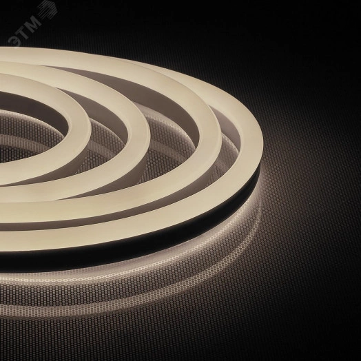 Лента светодиодная LEDх120/м 1м 9.6w/m 220в IP67 3000К неоновая