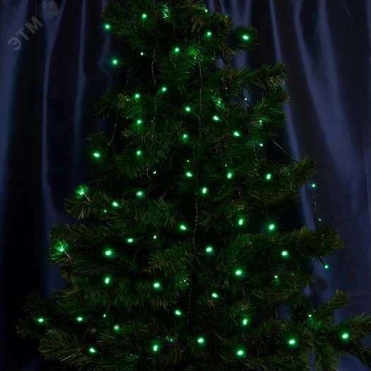 Гирлянда линейная LED зеленый 6м с контроллером