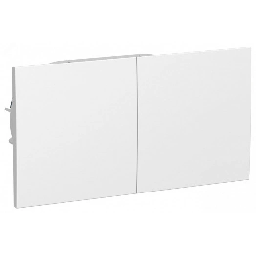 ATLASDESIGN РОЗЕТКА двойн. с заземл.со штор.со сдвиж. крышк, 16А, в сборе, ЛОТОС