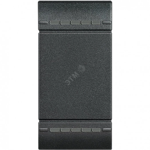 LL Клавиша на 2 функции 1 модуль антрацит