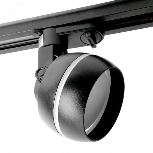 Светильник трековый на шинопровод ДПО GX53 без лампы черный