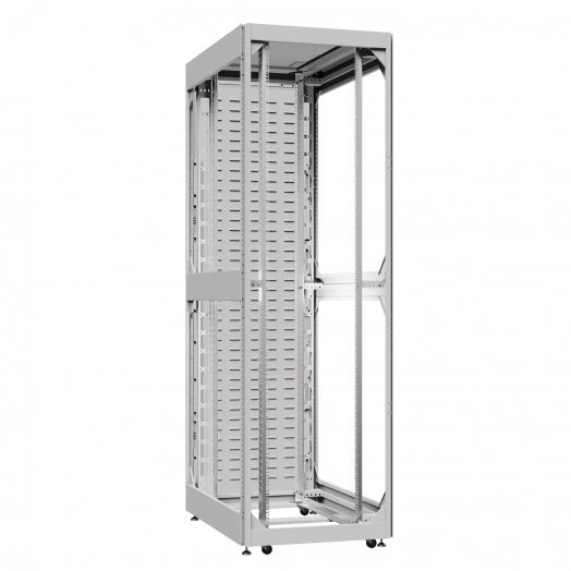 Шкаф серверный 42U 800х1000 передняя дверь: без. задняя дверь: протект IP41. боковые панели: без. цвет: серый RAL7035 