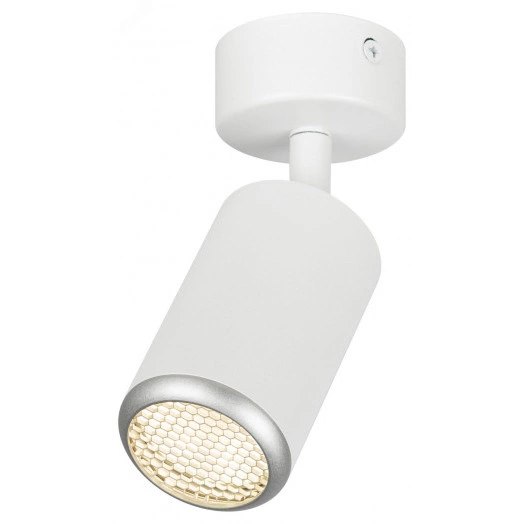 Светильник настенно-потолочный спот IP20 белый/серебро OL55 WH/SL MR16 GU10 ЭРА