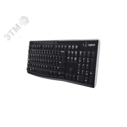 Клавиатура беспроводная K270, 112 клавиш, черный