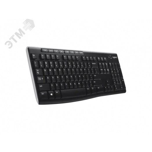 Клавиатура беспроводная K270, 112 клавиш, черный