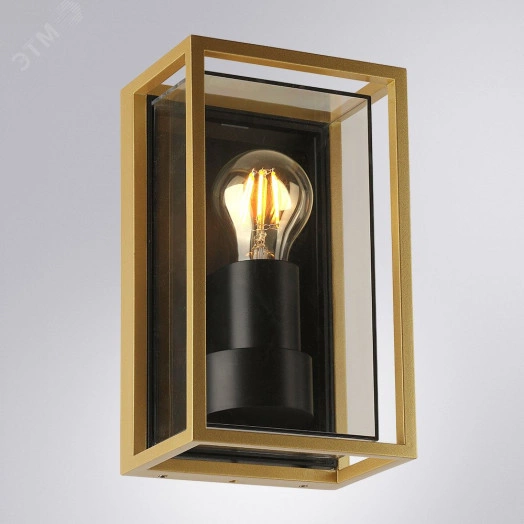 Светильник уличный настенный Arte Lamp MARFIK A2322AL-1GO 1*E27 Металл Прозрачный