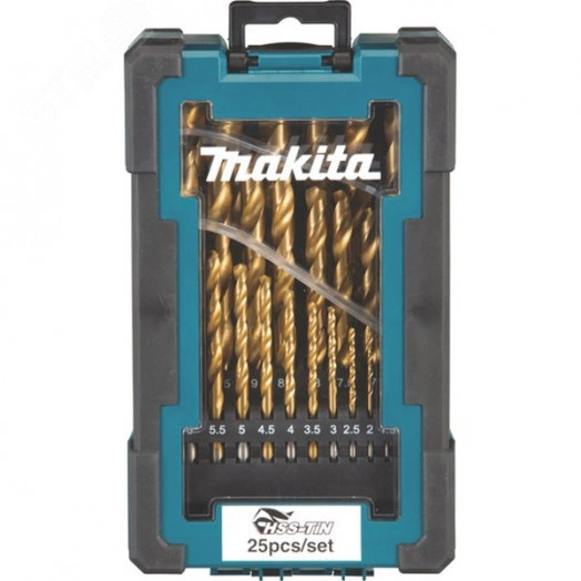 Набор сверл по металлу HSS-TiN Economy, 25 шт. (1-13 мм) (в упаковке 6 наборов)