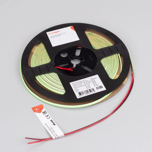 Лента COB-X480-4mm 24V Emerald (4 W/m, IP20, 5m) (Arlight, -)