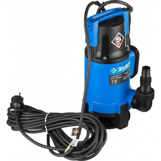 Насос дренажный для грязной воды Профессионал НПГ-Т3-900 ЗУБР, 900 Вт