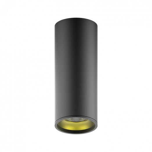 Светильник светодиодный накладной ДПО-12Вт 3000K 79x200мм (черный золото)