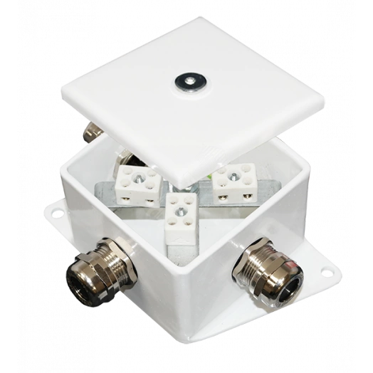 Коробка монтажная огнестойкая КМ-О (4к)-IP66-0808 2 ввода AB-МР6-12