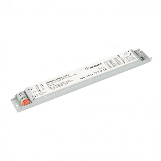 Блок питания ARJ-SP-150-LINEAR-PFC-DALI2-ADJ (150W, 120-330V, 0.5-1.0A) (IP20 металл, 5 лет)