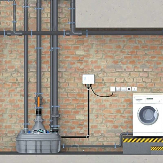 Станция насосная канализационная трехфазная с 2 двигателями SANICUBIC 2 XL VX TRI SMART