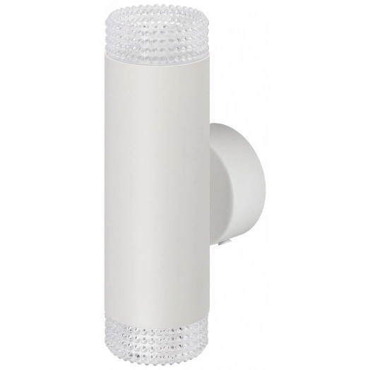 Светильник настенный WL50 WH/TR 2*GU10 2*12Вт IP20 белый, прозрачный