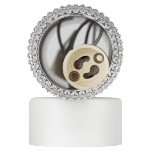 Светильник настенный WL50 WH/TR 2*GU10 2*12Вт IP20 белый, прозрачный