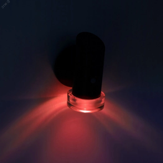 Светильник уличный ERAFS012-04 на солнечной батарее настенный Элегант с датчиком движения RGB 10 LED