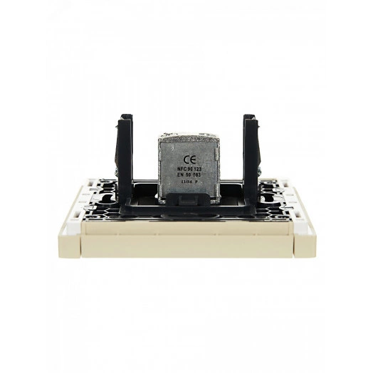 FORTE&PIANO Розетка TV проходная FP429 ваниль IEK
