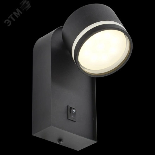 LIGHTING Светильник 4035 накладной настенный под лампу GX53 черный IEK