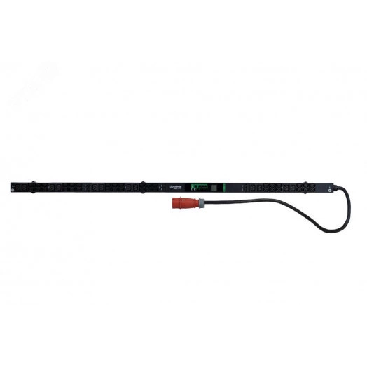 Блок распределения питания Uniprom. с мониторингом. 0U. 400В. 3Ф. 32A. 36xC13 12xC19. 3м кабель. IEC309