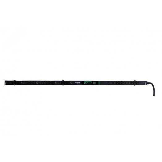 Блок распределения питания Uniprom. с мониторингом. 0U. 400В. 3Ф. 32A. 36xC13 12xC19. 3м кабель. IEC309