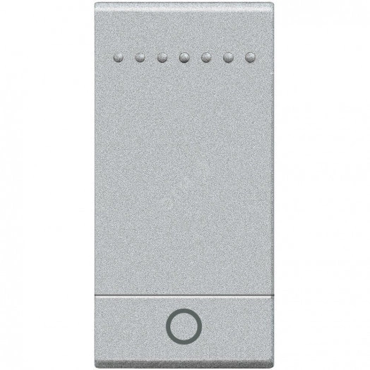 LivingLight Клавиша Лампа 1 модуль алюминий