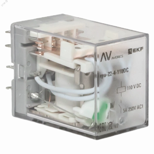 Реле промежуточное RPA 22/4 5A 110В DC EKF