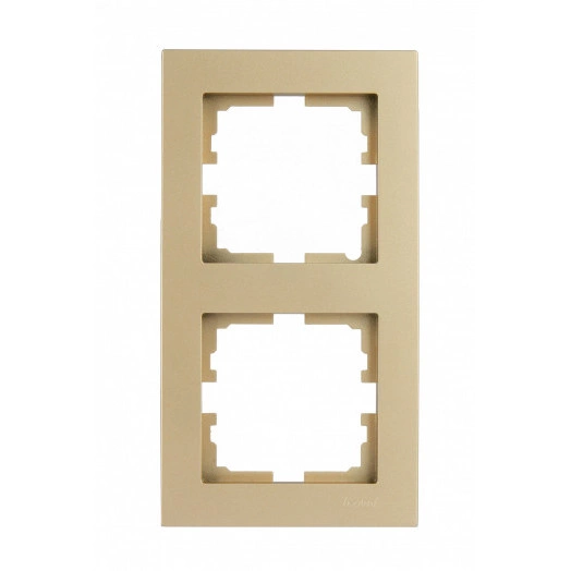 VESNA Рамка 2-ая вертикальная б/вст золото
