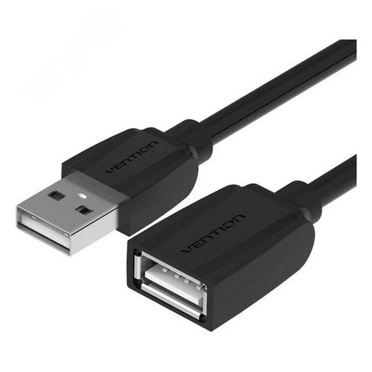 Кабель удлинитель USB 2.0 AM на AF, 0.5 м.