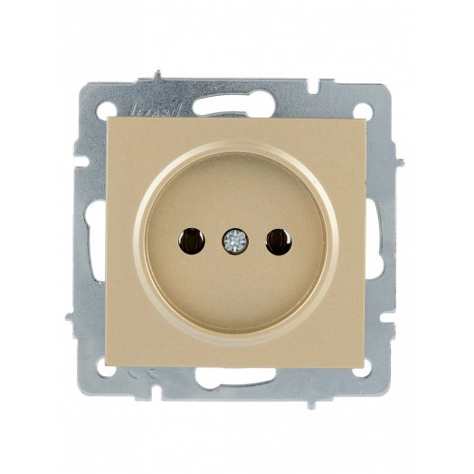 VESNA Розетка б/з ПБТ золото