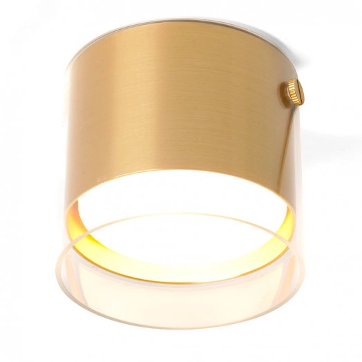 Светильник ДПО GX53 без лампы золото