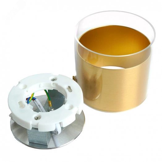 Светильник ДПО GX53 без лампы золото