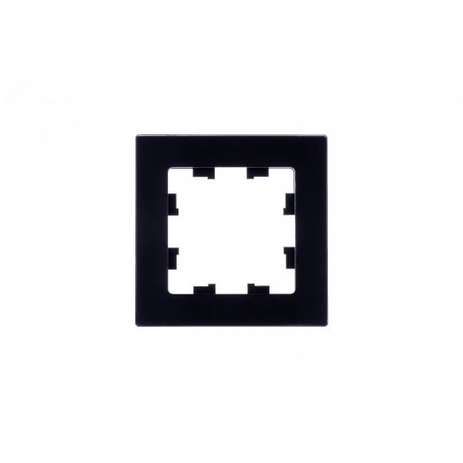 ATLASDESIGN NATURE 1-постовая РАМКА, НАТУРАЛЬНОЕ СТЕКЛО, ЧЕРНЫЙ