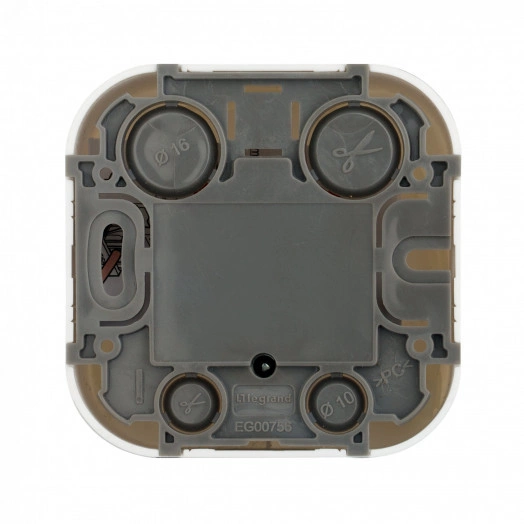 Quteo Вывод кабеля наружный белый