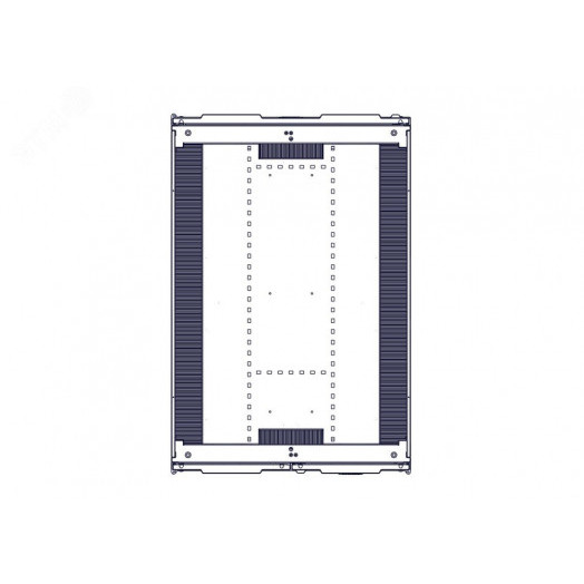 Шкаф Uniprom. 48U-800/1200. боковые панели 4шт. черный