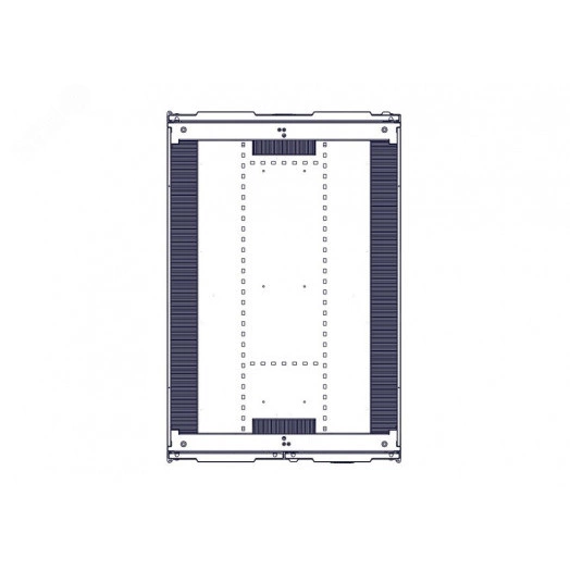 Шкаф Uniprom. 48U-800/1200. боковые панели 4шт. черный
