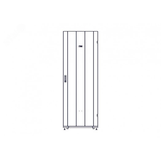 Шкаф Uniprom. 48U-800/1200. боковые панели 4шт. черный